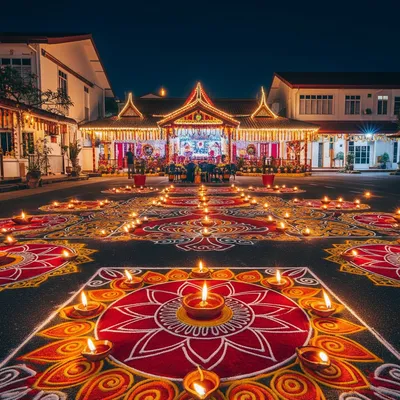 ディーパバリ (Deepavali／ヒンドゥー教の光の祭典)