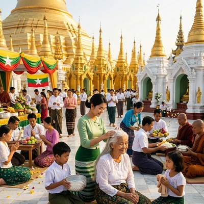 ミャンマー新年